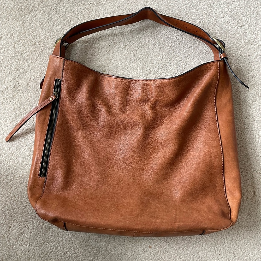 Country Road Leather Buckle Purse
